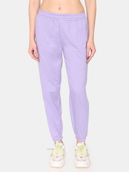 Zivame - Rosaline Easy Movement Relaxed Pants - Violet Tulip