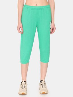 Zivame - Rosaline Easy Movement Capri - Bright Green