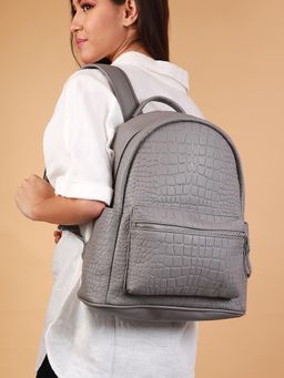 Haute Sauce - Women's The Scale Curve Backpack - Coin Grey