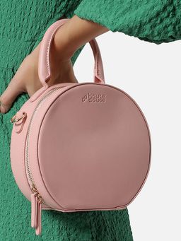 Haute Sauce - Women's Estella Pink Mini Handbag with Detachable Strap