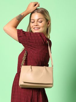 Haute Sauce - Women's Jillian Beige Handbag