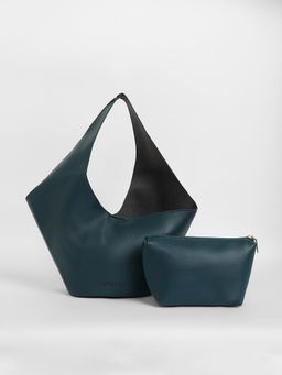 Haute Sauce - Women's The Daily Hobo Bag with Pouch- Teal