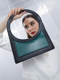 Haute Sauce - Women's The Aureola Shoulder Bag - Teal