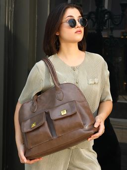 Haute Sauce - Women's The Zanith Shoulder Bag - Brown