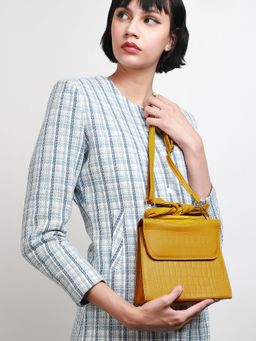 Haute Sauce - Women's Solid Scale Sling Bag