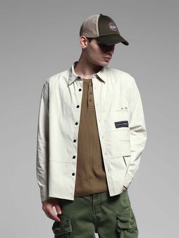 Jack & Jones - White Oversized Fit Shirt