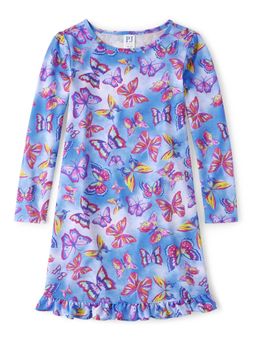 The Children's Place - Girls Blue Butterfly Print Nightdress
