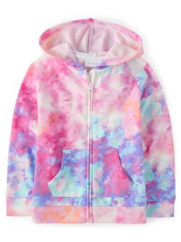 The Children's Place - Girls Abstrack Multicoloured Hoodie