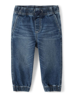 The Children's Place - Boys Blue Denim Jogger Jeans