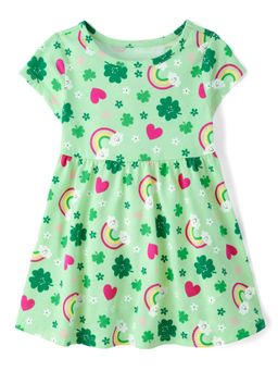 The Children's Place - Baby & Toddler Girls St. Patrick's Day Everyday Dress