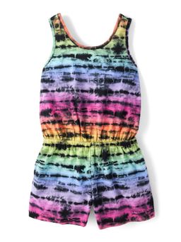 The Children's Place - Girls Tie & Dye Printed Romper