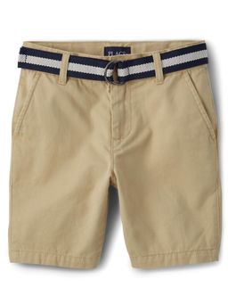 The Children's Place - Boys Brown Belted Chino Shorts