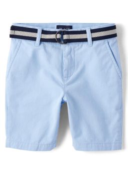 The Children's Place - Boys Blue Belted Chino Shorts
