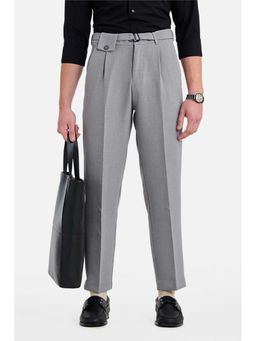 Snitch - Light Grey Loose Formal Trouser