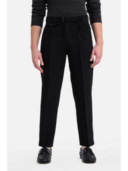 Snitch - Black Loose Formal Trouser