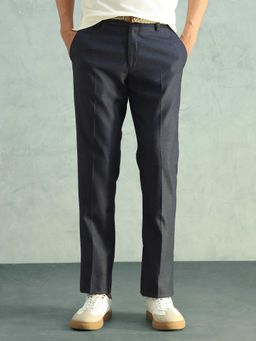 Arrow - Navy Blue Heathered Trousers