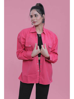 French Theory - Pink Solid Regular Jacket