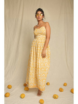 Keva Clothing - Spaghetti Dress - Yellow