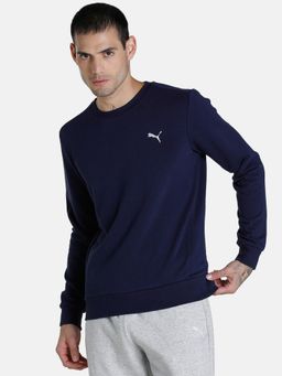Puma - Ess Crew Sweat Tr Men Blue Sweatshirt