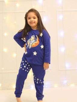 MIRACLE HAPPEN - Miracles Happen Glow In The Dark Astronaut Night Suit - Blue