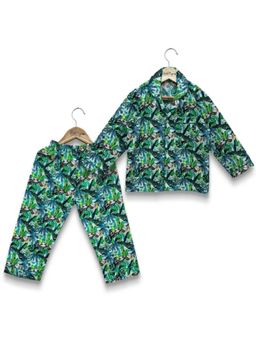 MIRACLE HAPPEN - Miracles Happen Tropical Vibes Night Suit - Green