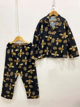 MIRACLE HAPPEN - Miracles Happen Boom Punch Night Suit - Black