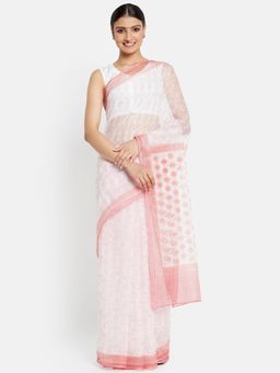 Fabindia - Cotton Silk Floral Saree