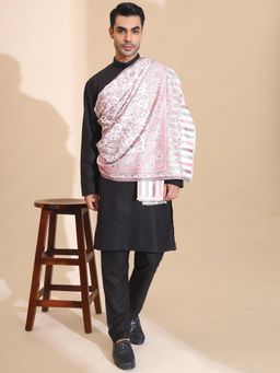 Zamour - Kani Weave Jaal Pattern Shawl for Men