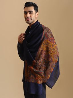Zamour - Kani Paisley Border Pure Wool Stole