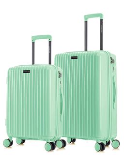 Nasher Miles - Pondicherry Hard-Side Polypropylene Mint Green Trolley Bags (Pack of 2)