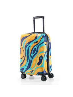 Nasher Miles - Manali Polycarbonate Orange Multicolor Trolley Bag