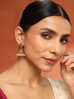 Fabindia - Metal Multi-Color Jhumka Earrings