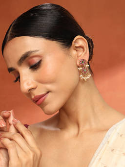 Fabindia - Metal Multi-Color Dangler Earrings