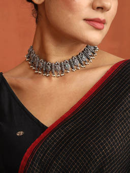 Fabindia - Metal Short Multi-Color Necklace