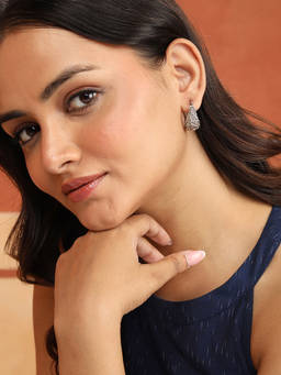 Fabindia - Metal Hoops Silver Earrings