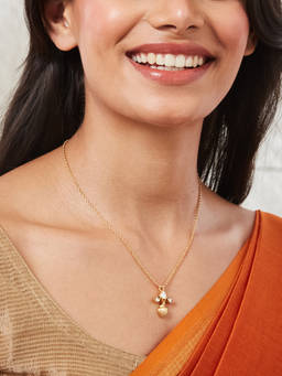 Fabindia - White Adjustable Necklace