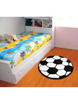 Saral Home - Microfiber Anti-Skid Bathmat - (Black, 60 x 60 cm)