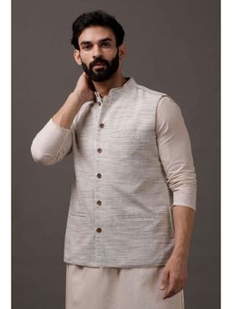 Tjori - Grey Nehru Jacket