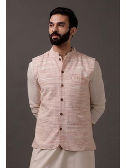 Tjori - Pink Nehru Jacket