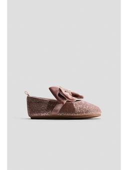 H&M - Girls Beige Bow-Detail Ballerina Flats
