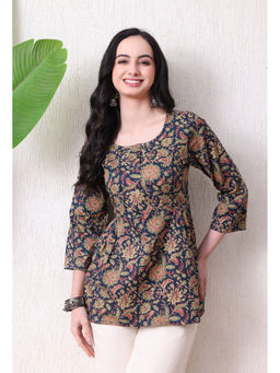 Meera Fab - Floral Print Cotton Tunic