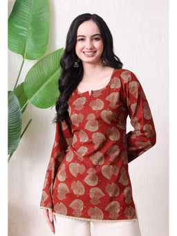Meera Fab - Print Ethnic Cotton Kurti