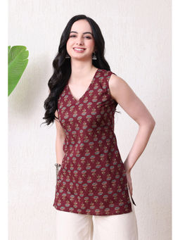 Meera Fab - Print Ethnic Cotton Kurti
