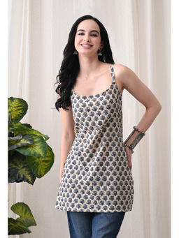 Meera Fab - Floral Print Cotton Kurti