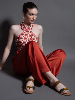 Saint G - Stone Studded Leather Flats