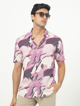 Rare Rabbit - Belmont Purple Casual Shirts