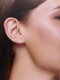 Kai Jewel - Sterling Silver Mimalistic Solitaire Stud Earringd