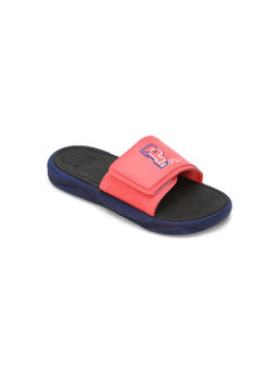 Puma - ROYALCAT CLASSIC DRIP Slide JR Kids Pink & Navy Blue Sliders