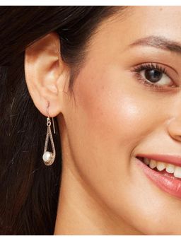 Fabindia - Dangler Earrings - White