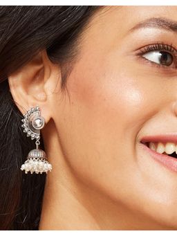 Fabindia - Jhumka Earrings - White